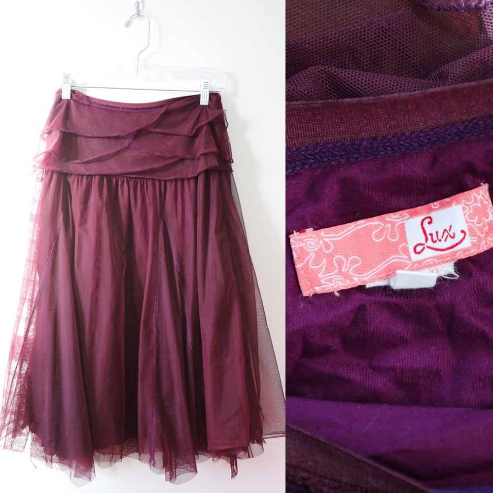 Mid Length Lux Skirt